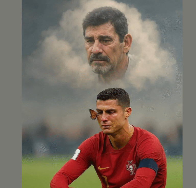 🦋 A Borboleta e o Capitão: a noite em que Cristiano Ronaldo chorou… e o pai desceu do céu para o levantar